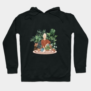 Plant lady, Girl with plants 1 Hoodie